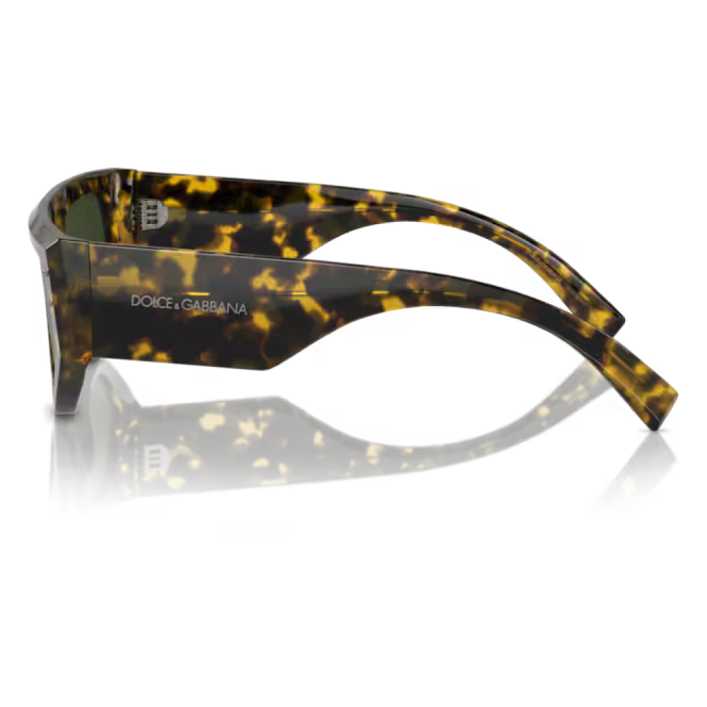 Occhiali da sole Dolce & Gabbana DG4354 502/73, colore tartaruga, forma rettangolare.