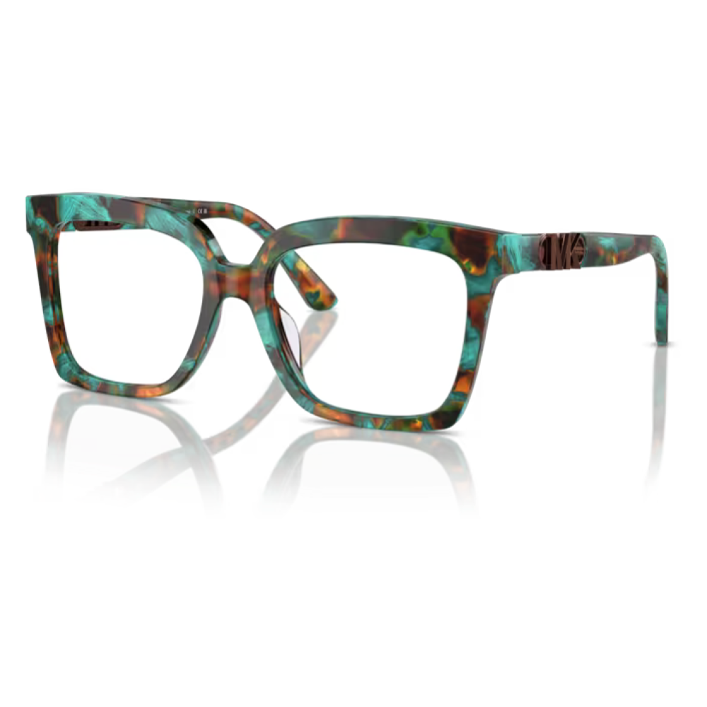 Occhiali da vista della marca ZZIR, modello Ocean-Cubism MW, colore multicolore, forma rettangolare e design moderno.