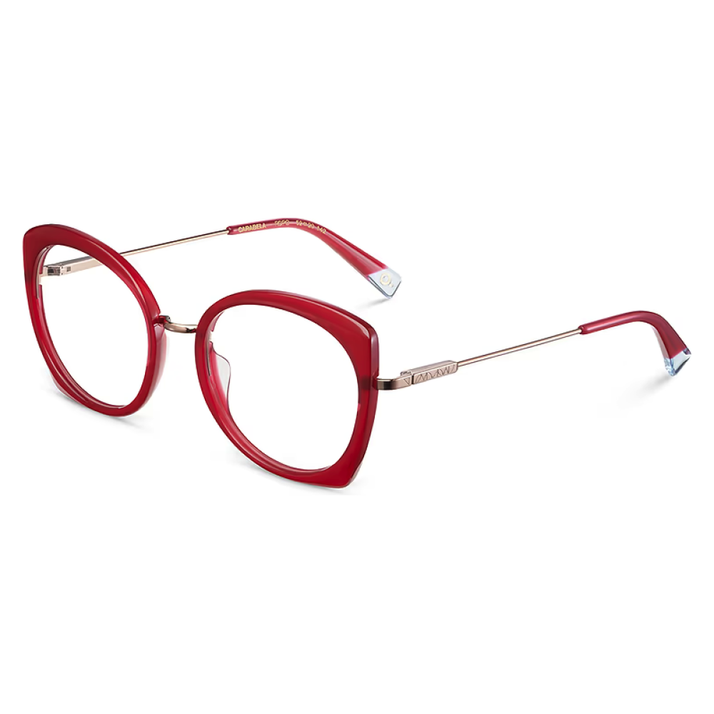 Occhiali da vista DAVID BECKHAM DB 1088, colore rosso, forma cat-eye.