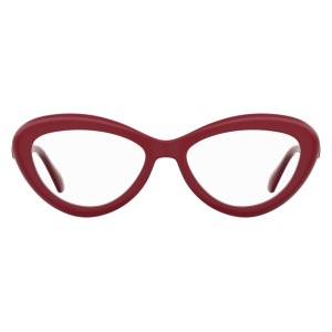 GetPreviewByField-32 Occhiali da vista Vogue VO5212S, colore rosso opaco, forma a farfalla, ideali per un look audace e raffinato.