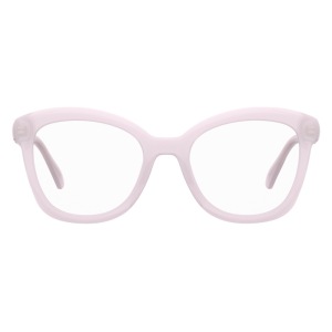 Occhiali da vista Fendi FF 0421/G rosa chiaro, forma a farfalla, eleganti e moderni per uno stile distintivo e raffinato.