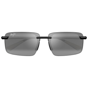 Occhiali da sole Maui Jim modello Koko Head, colore grigio, forma rettangolare senza montatura.