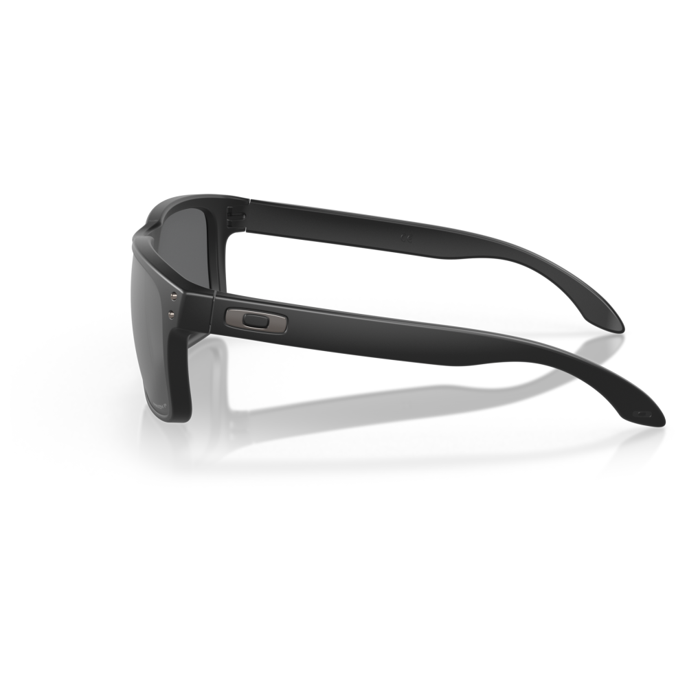 Occhiali da sole Oakley Gascan, colore Matte Black. Montatura nera opaca con lenti grigie a forma rettangolare large.