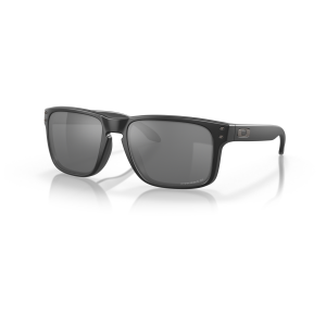 Occhiali da sole Oakley Holbrook, colore nero, con lenti prizm polarizzate e montatura quadrata, visione migliorata.