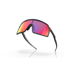 Occhiali da sole Oakley Encoder color nero con lenti Prizm, forma avvolgente per massima protezione e visibilità.