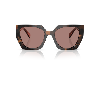 0PR_15WS__23A60B__P21__shad__fr Occhiali da sole Prada, montatura oversize a farfalla, colore tartaruga con lenti marroni.