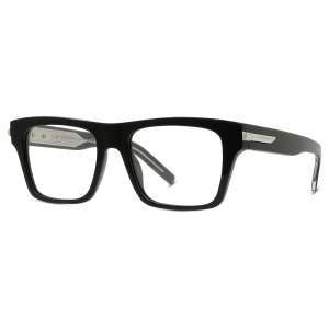 Occhiali Givenchy, montatura rettangolare nera.