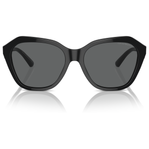 Occhiali da sole Emporio Armani, montatura nera cat eye oversize.