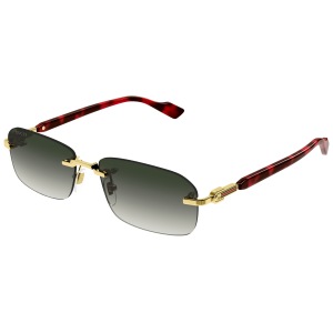 Gucci GG1221S 006 gold havana grey Occhiali da sole