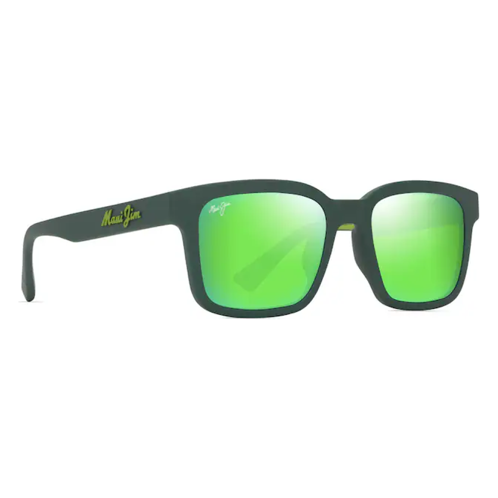 Maui Jim OPIOPIO AF Nero lenti Verde Occhiali da sole